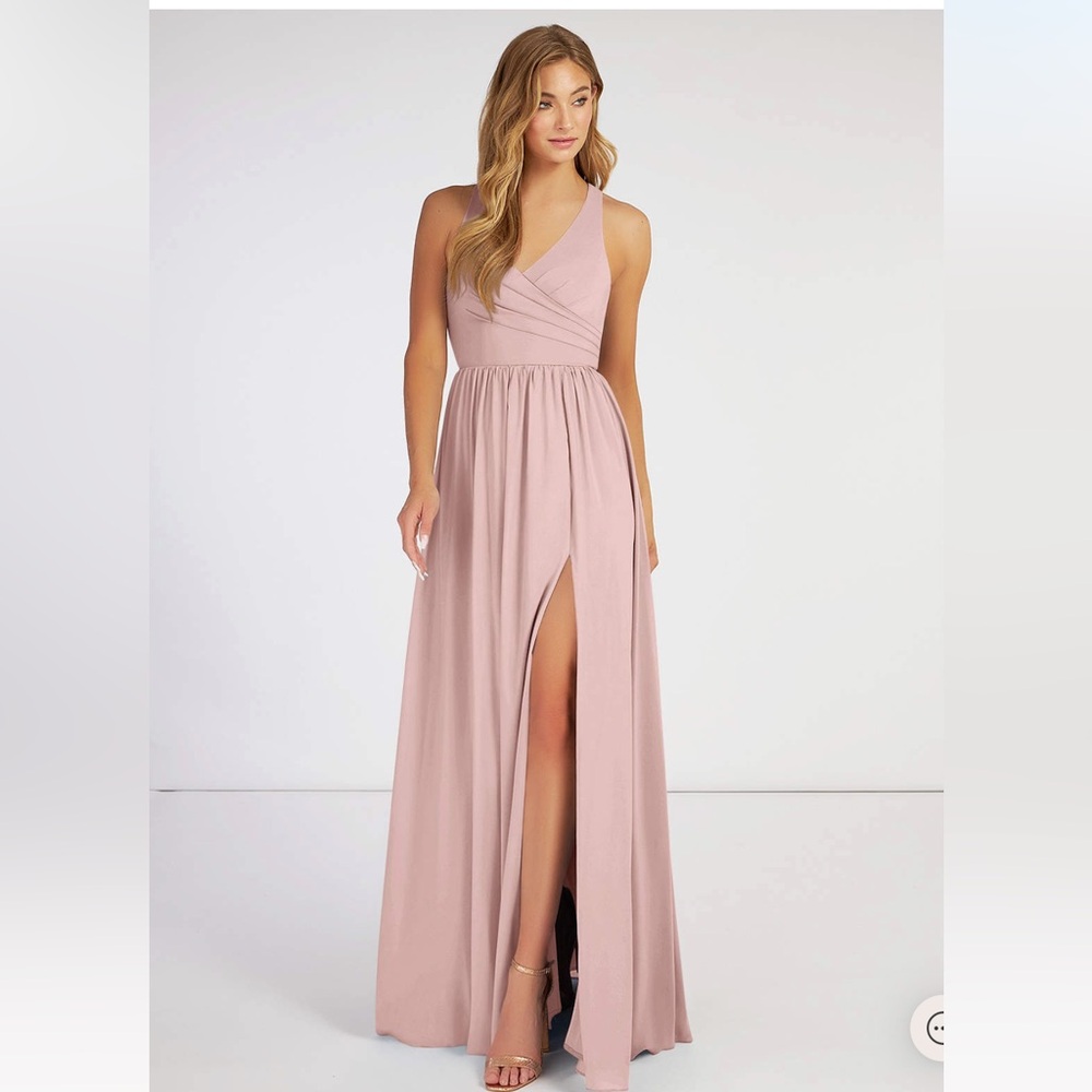 Azazie Kecia Bridesmaid dress dusty rose